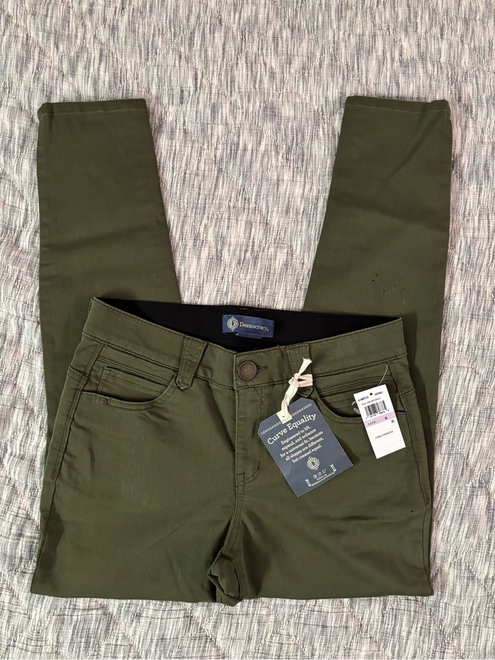NWT Democracy Ab Solution Ankle Length Skinny Jeans Sz 6 - - Picture 3 of 10